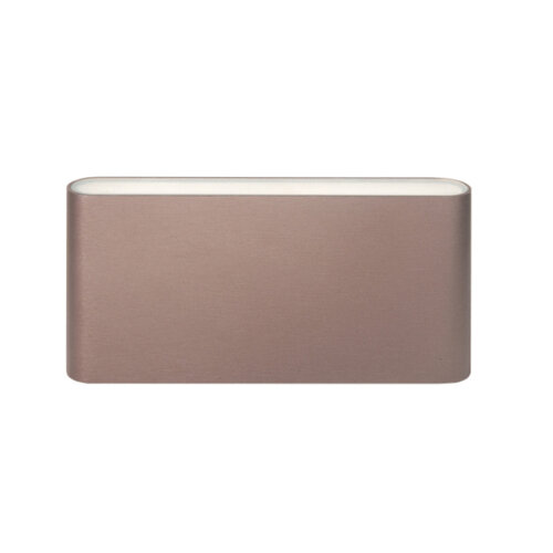 Modern hotel chique wandlamp Julia 2-lichts 15W choco