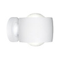 Modern design wandlamp Amora 2-lichts wit