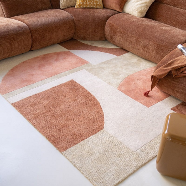 By-Boo Kazi 190x290 cm - terracotta