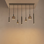 Modern design hanglamp Riva 7-lichts Quartz