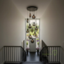 Moderne hanglamp Cambio 9-lichts zwart met smoke glas