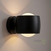 Highlight Modern design wandlamp Amora 2-lichts zwart