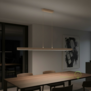 Moderne hanglamp Traiano 160 cm crème