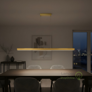 Hanglamp Traiano brons 160 cm
