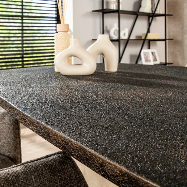 BelaLuz Modern industriële eettafel Shift deens ovaal 215 cm