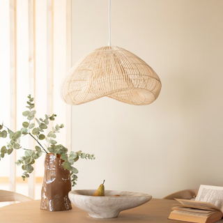Hanglamp Lunar 1-lichts naturel