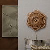 GOOD & MOJO Landelijke Ibiza stijl wandlamp Madura 1-lichts naturel bruin Ø44 cm