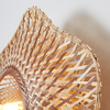 GOOD & MOJO Landelijke Ibiza stijl wandlamp Madura 1-lichts naturel bruin Ø44 cm