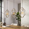BelaLuz Modern Scandinavische hanglamp Ozon 3-lichts beige