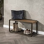 Modern landelijke schoenenbank Lema drift brown