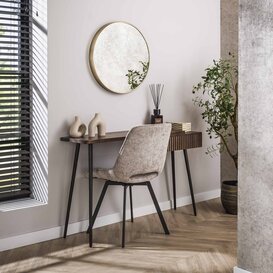 Haltafel Como 1-lade acaciahout drift brown