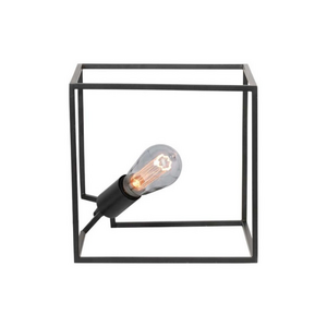 Freelight Modern industriële tafellamp Angolo 1-lichts zwart