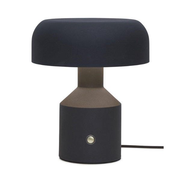 it's about RoMi Modern minimalistische tafellamp Porto 1-lichts zwart