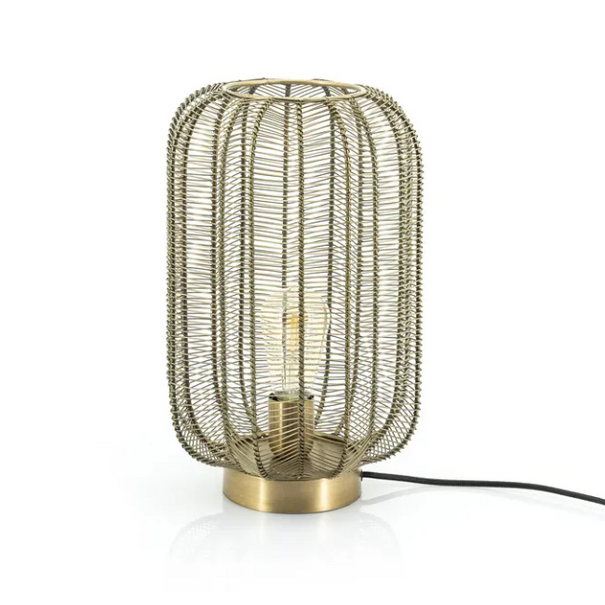 By-Boo Industriële tafellamp Carbo 1-lichts brons