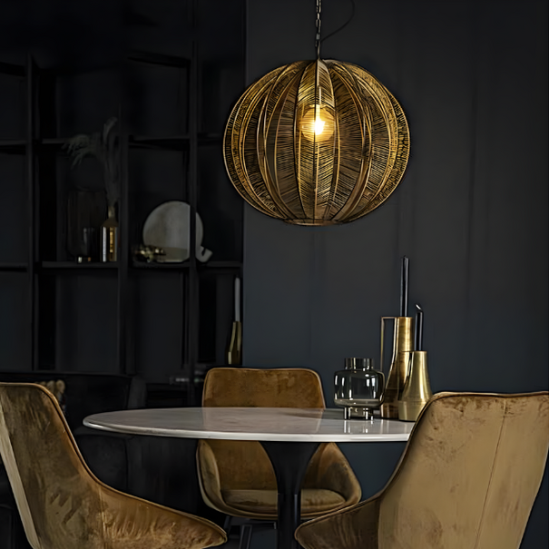 By-Boo Industriële hanglamp Floss small 1-lichts brons