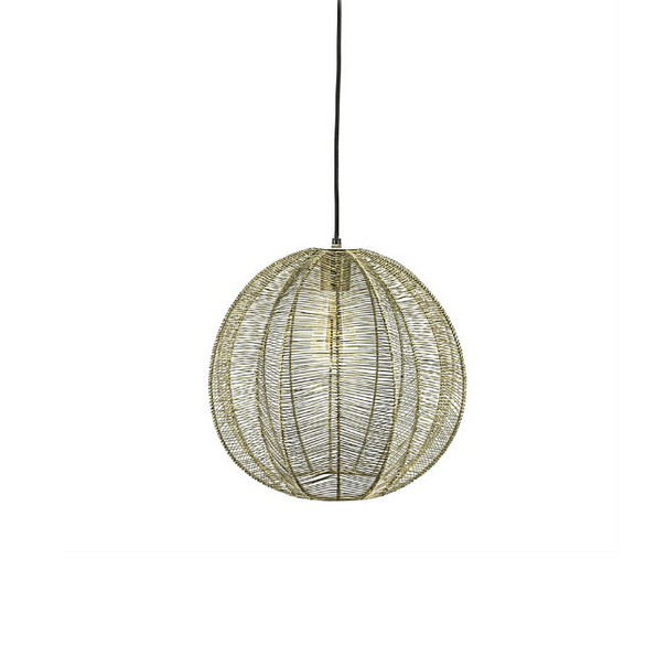 By-Boo Industriële hanglamp Floss small 1-lichts brons