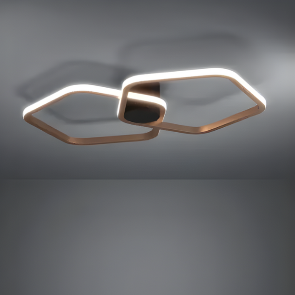 Stars of Light Hotel chique design Plafondlamp Estrella 2-lichts brons