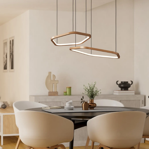 Stars of Lights Hotel chique design hanglamp Estrella 2-lichts brons