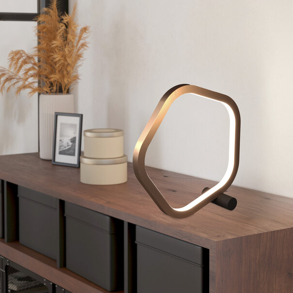 Stars of Light Hotel chique design tafellamp Estrella 1-lichts brons