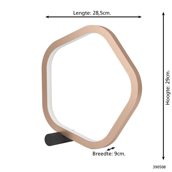 Stars of Lights Hotel chique design tafellamp Estrella 1-lichts brons