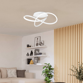 Plafondlamp Riaza 1-lichts wit