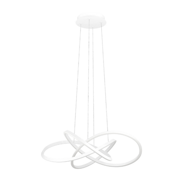 Stars of Light Modern design hanglamp Riaza 1-lichts wit Ø90 cm