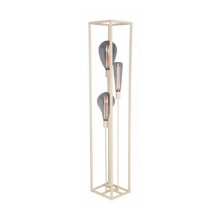 Vloerlamp Palco 3-lichts crème 160 cm
