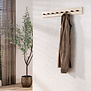 Modern Japandi kapstok Travero 8 haken travertin