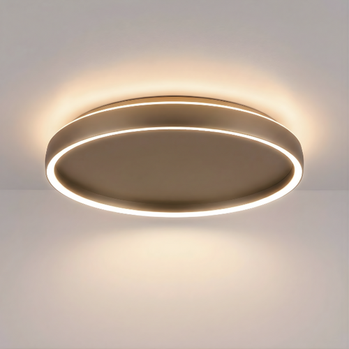 Modern minimalistische plafondlamp Trabuco 1-lichts bruin