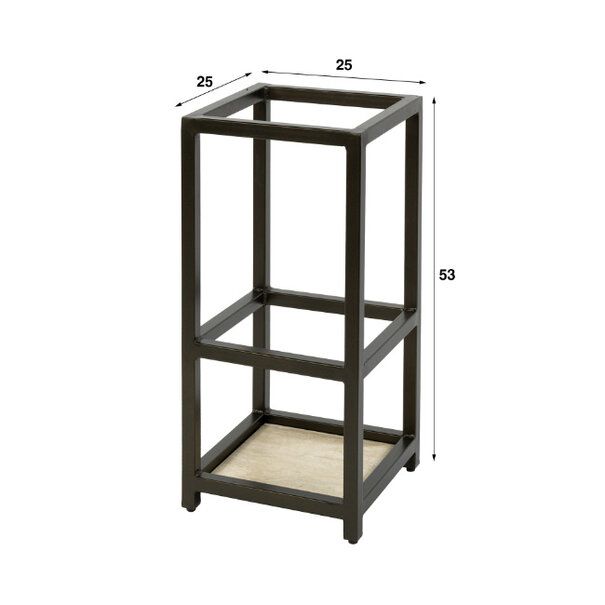 BelaLuz Modern hotel chique paraplubak Lema drift brown rond