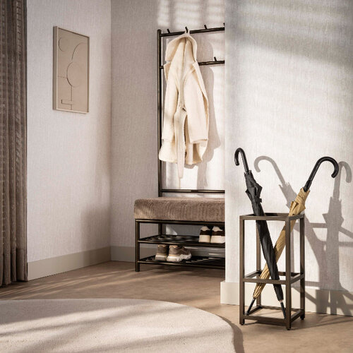 Modern hotel chique paraplubak Lema drift brown rond