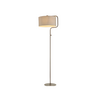 ETH Retro chique vloerlamp Jacqueline 1-lichts Anodic brown