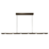 ETH Moderne hanglamp Jake 6-lichts anodic brown