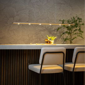 Hanglamp Jake 6-lichts crème