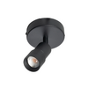ETH Modern minimalistische opbouwspot Liam 1-lichts zwart
