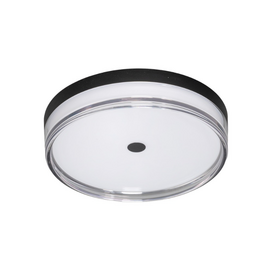 Plafondlamp Jill 1-lichts zwart IP44 Ø30 cm