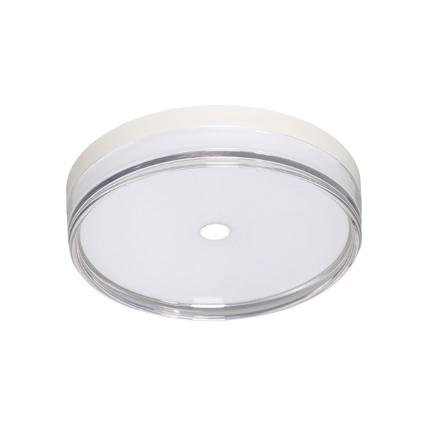 ETH Moderne plafondlamp Jill 1-lichts wit IP44 Ø30 cm