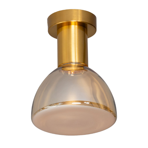 Modern hotel chique plafondlamp Lisa 1-lichts messing