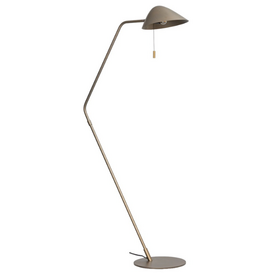 Vloerlamp Lotte 1-lichts Anodic brown