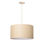 Modern Scandinavische hanglamp Zizal 1-lichts crème