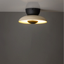 Modern retro plafondlamp Bonny 1-lichts porselein