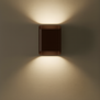 Modern industrieel wandlamp Carmen 2-lichts Anodic brown