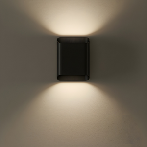 ETH Modern industriële wandlamp Carmen 2-lichts zwart