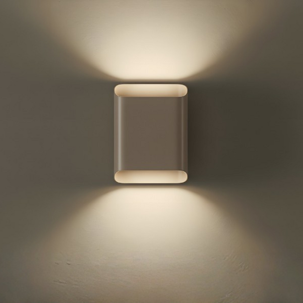 ETH Modern hotel chique wandlamp Carmen 2-lichts champagne