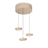 ETH Modern minimalistische hanglamp Desiree 3-lichts getrapt zand