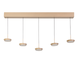 Hanglamp Desiree 5-lichts zand