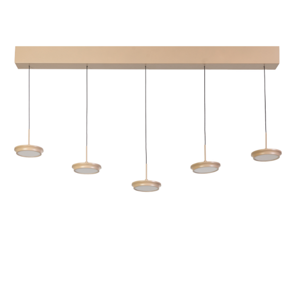 ETH Modern minimalistische hanglamp Desiree 5-lichts zand