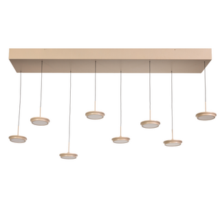 Hanglamp Desiree 8-lichts zand