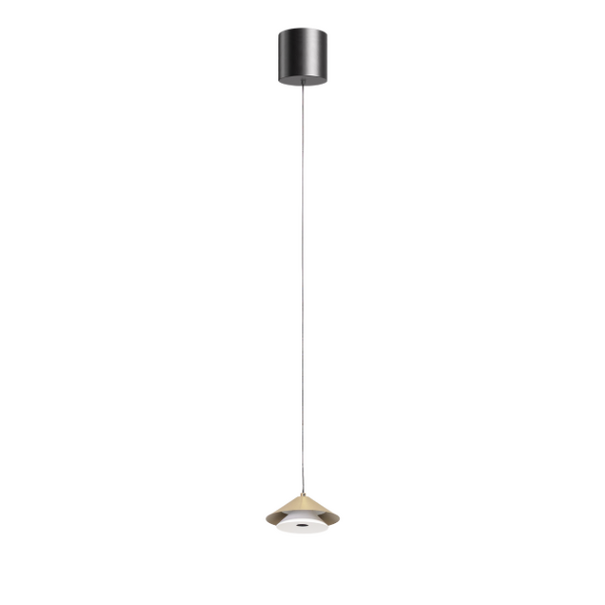 ETH Retro design hanglamp Jens 1-lichts taupe