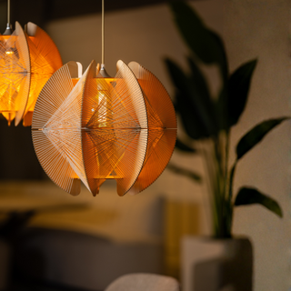 Hanglamp Jessica 1-lichts small oak